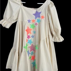 Queen of Sparkles girls XL darling star dress. Worn once.